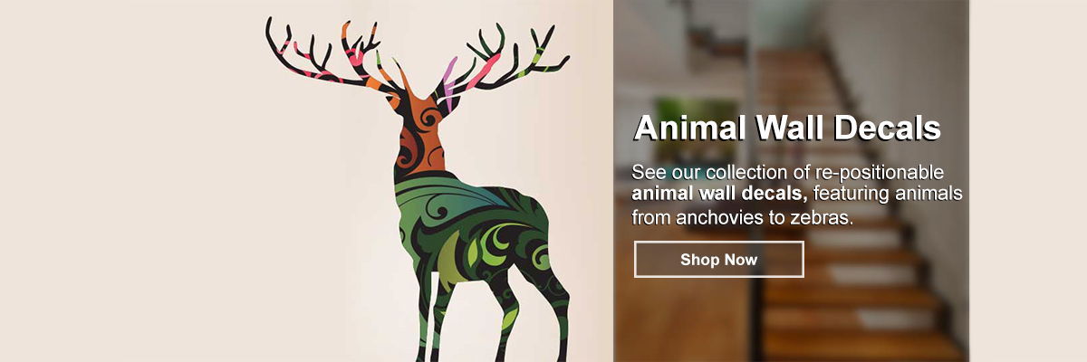 Artistic Animal Wall Decals