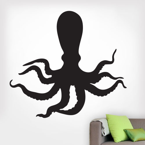Artsy Octopus Wall Decal