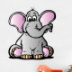 Cartoon Elephant Wall Decal