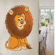 Cartoon Lion Wall Decal