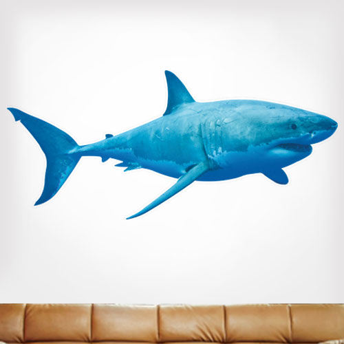 Great White Shark Wall Decal