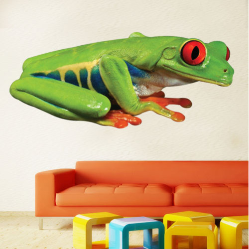 South American Red Eyed Tree Frog Wall Decal