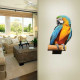 Blue Parrot Wall Decal