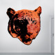 Tiger Spray Paint Wall Decal