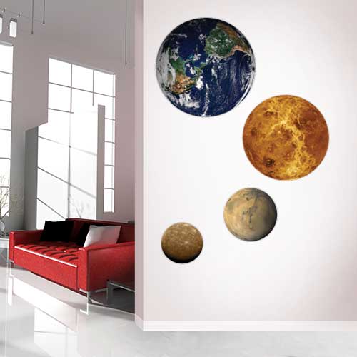Inner Planets Wall Decal