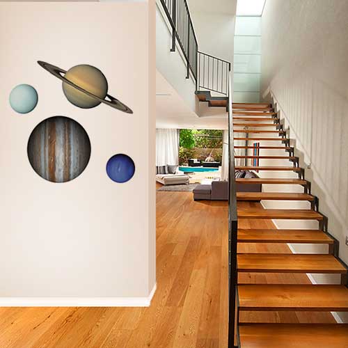 Gas Giant Planets Wall Decal